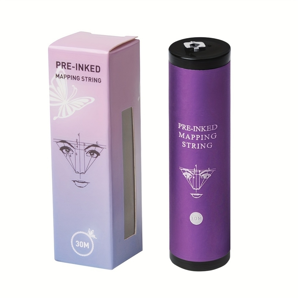Eyebrow And Permanent Makeup Artist  re-Inked Mapping String Purple 20m